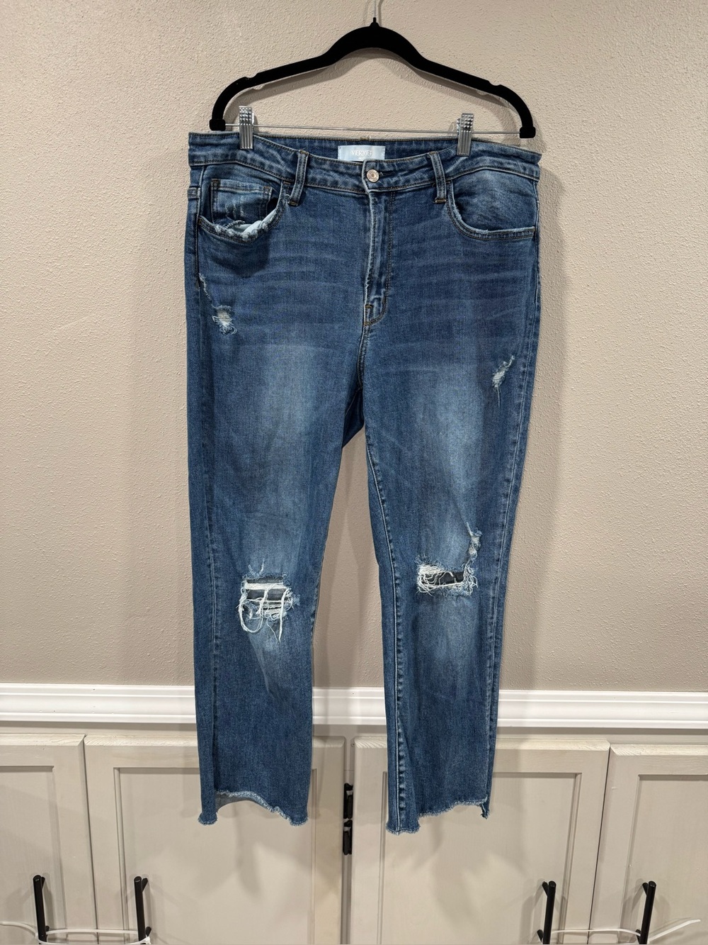 Vervet Boyfriend Distressed Jeans 32x26 - Picture 2 of 9